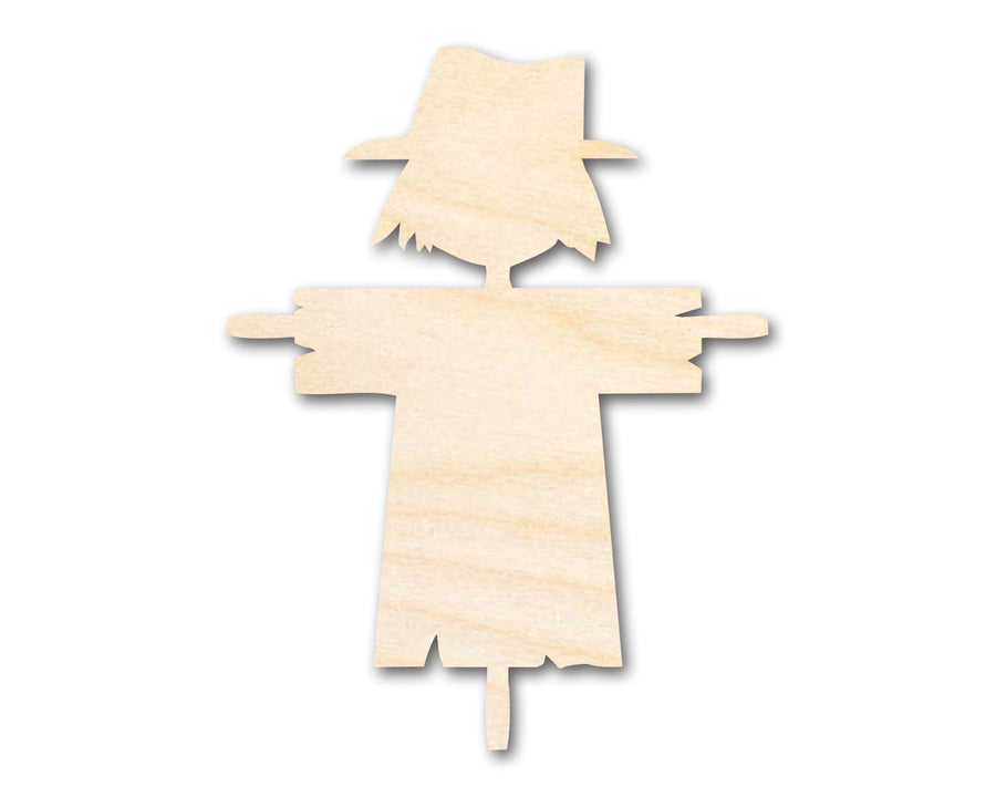 Unfinished Wood Scarecrow Shape | DIY Fall Harvest Craft Cutout | up to 46" DIY - NameSigns.com