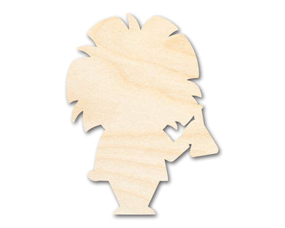 Unfinished Wood Scientist Shape | DIY Craft Cutout | up to 46" DIY - NameSigns.com