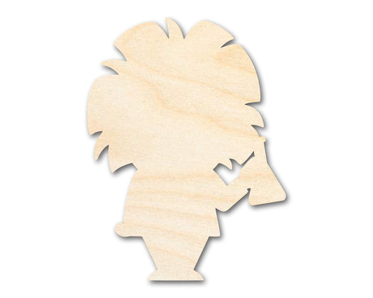 Unfinished Wood Scientist Shape | DIY Craft Cutout | up to 46" DIY - NameSigns.com