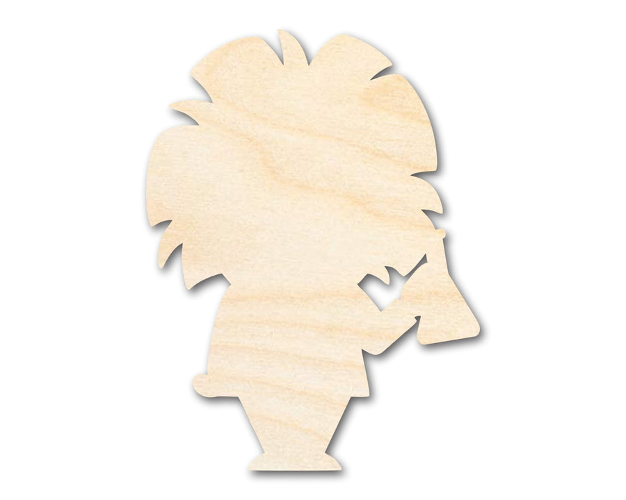 Unfinished Wood Scientist Shape | DIY Craft Cutout | up to 46" DIY - NameSigns.com