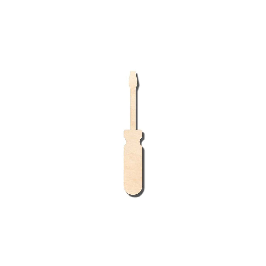 Unfinished Wood Screwdriver Shape - Tool - Craft - up to 46" DIY - NameSigns.com