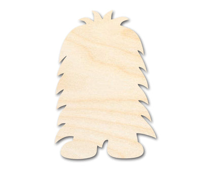 Unfinished Wood Shaggy Monster Shape | DIY Craft Cutout | up to 46" DIY - NameSigns.com