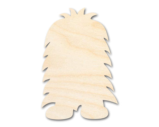 Unfinished Wood Shaggy Monster Shape | DIY Craft Cutout | up to 46" DIY - NameSigns.com