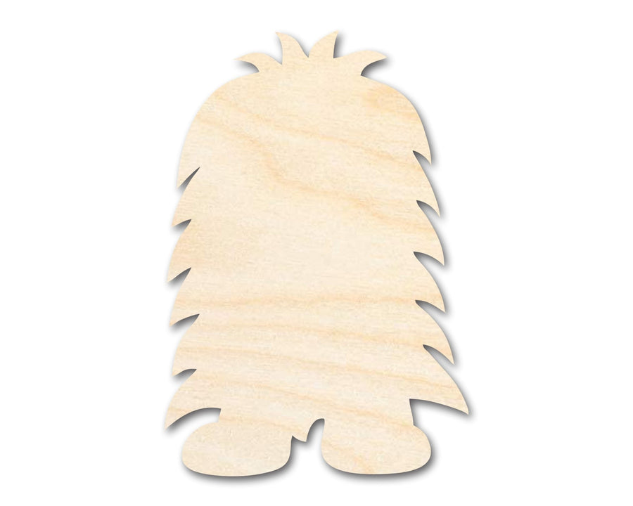 Unfinished Wood Shaggy Monster Shape | DIY Craft Cutout | up to 46" DIY - NameSigns.com