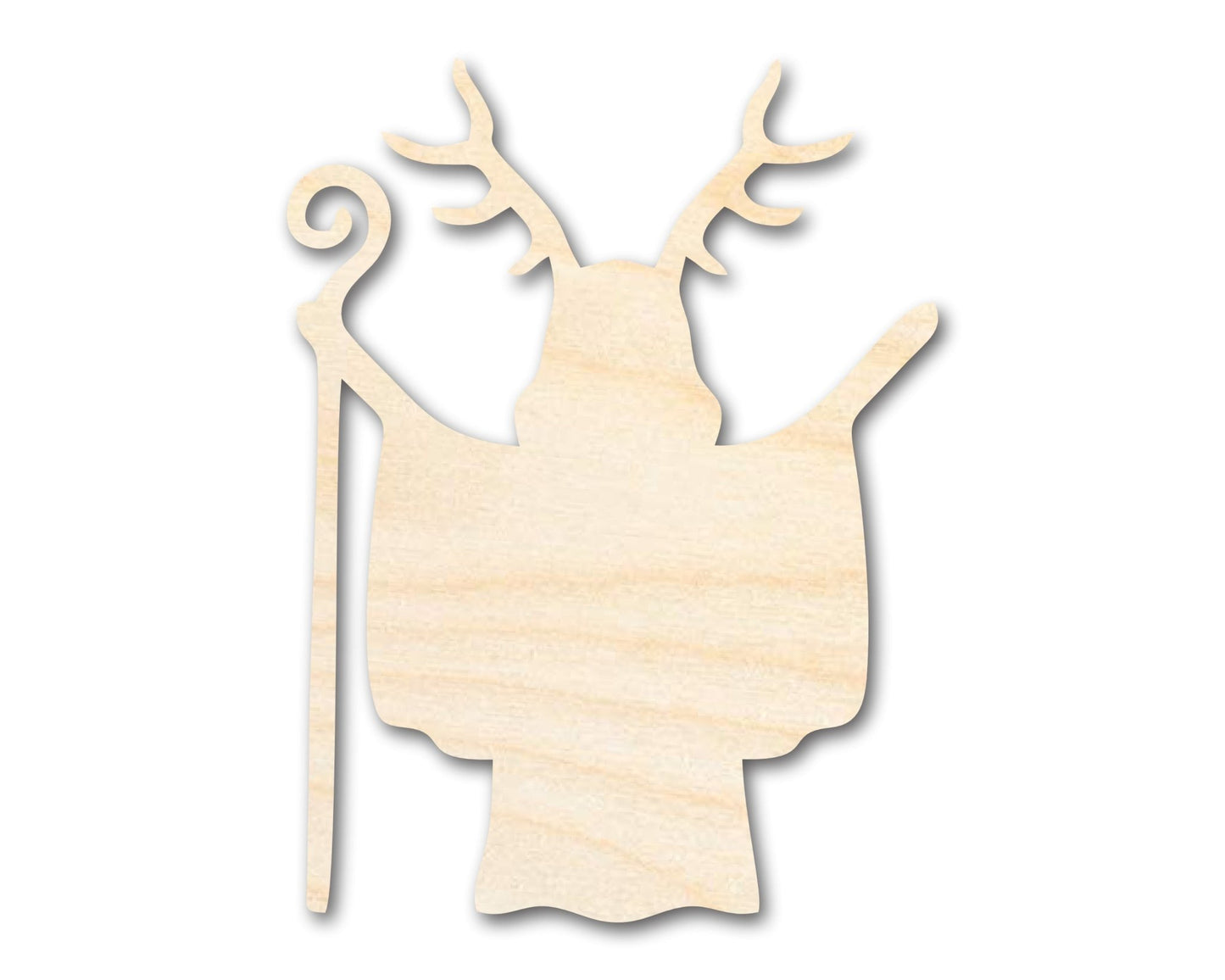 Unfinished Wood Shaman Shape - Craft - up to 46" - NameSigns.com