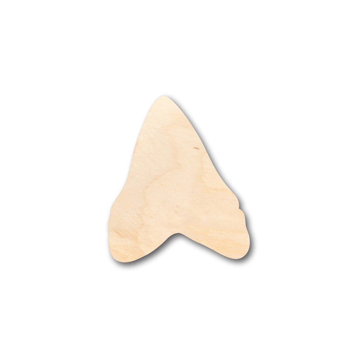 Unfinished Wood Shark Tooth Shape - Craft - up to 46" DIY - NameSigns.com
