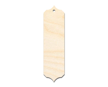 Unfinished Wood Sharp Pointp Bookmark Shape | DIY Craft Cutout | up to 12" DIY - NameSigns.com