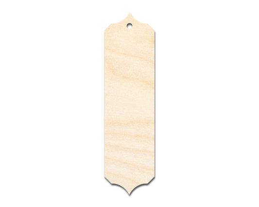 Unfinished Wood Sharp Pointp Bookmark Shape | DIY Craft Cutout | up to 12" DIY - NameSigns.com