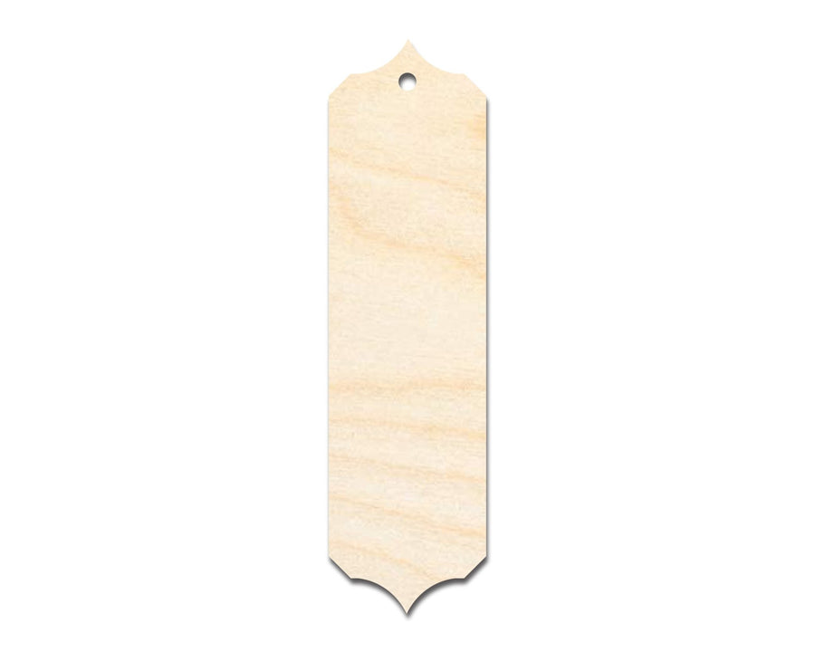 Unfinished Wood Sharp Pointp Bookmark Shape | DIY Craft Cutout | up to 12" DIY - NameSigns.com