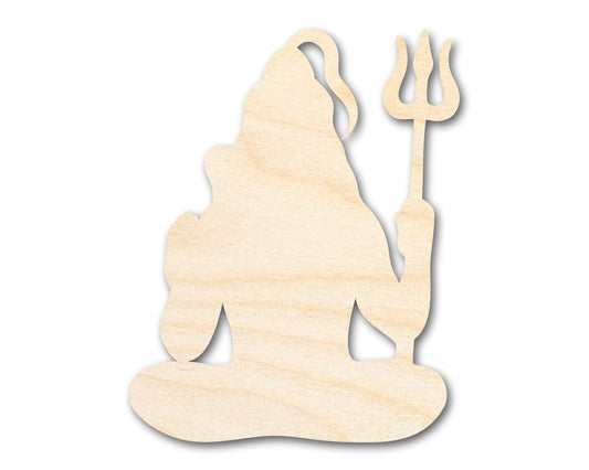 Unfinished Wood Shiva Shape - Craft - up to 46" - NameSigns.com