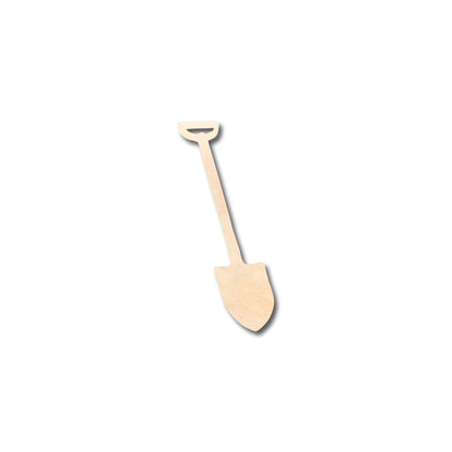 Unfinished Wood Shovel Silhouette - Craft - up to 46" DIY - NameSigns.com