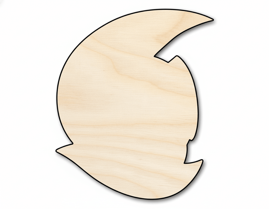 Unfinished Wood Spartan Mascot Shape | DIY Craft Cutout | up to 46" DIY - NameSigns.com
