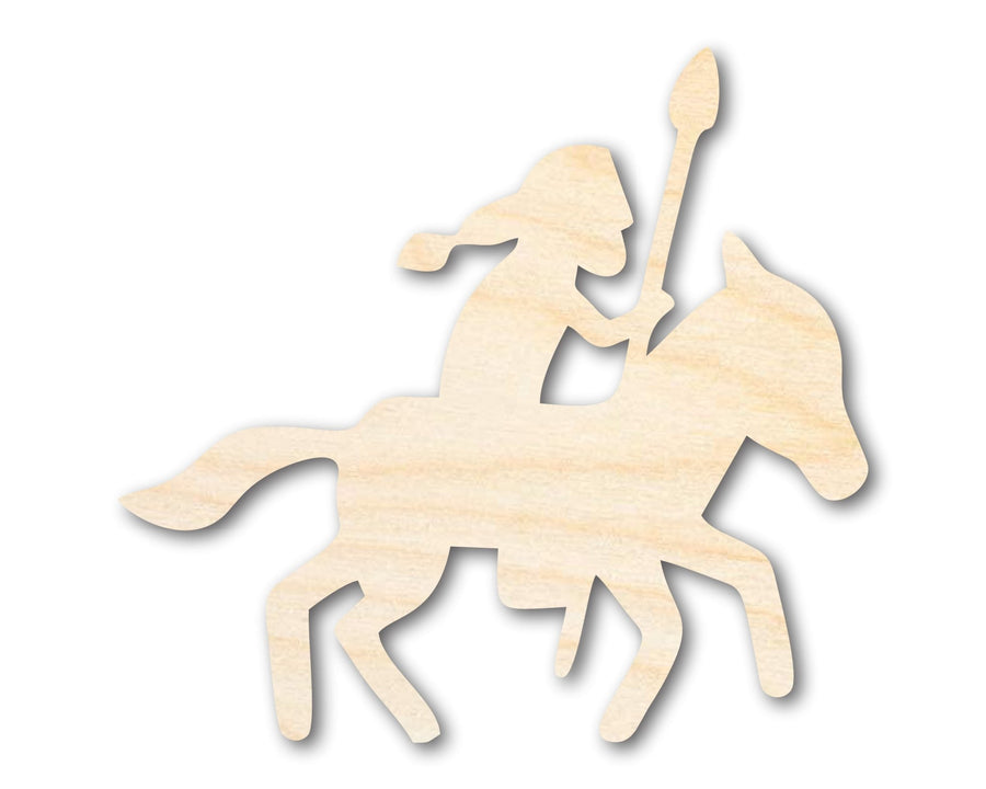 Unfinished Wood Spearman Shape - Craft - up to 46" - NameSigns.com