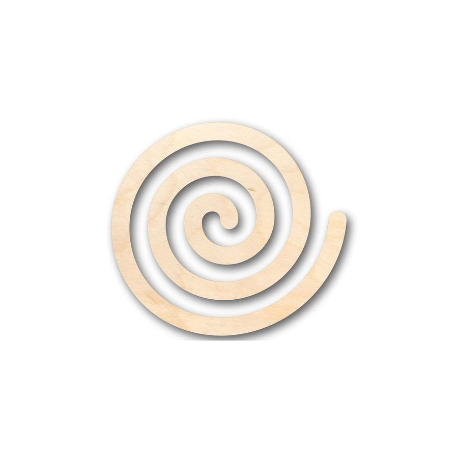 Unfinished Wood Spiral Shape - Craft - up to 46" DIY - NameSigns.com