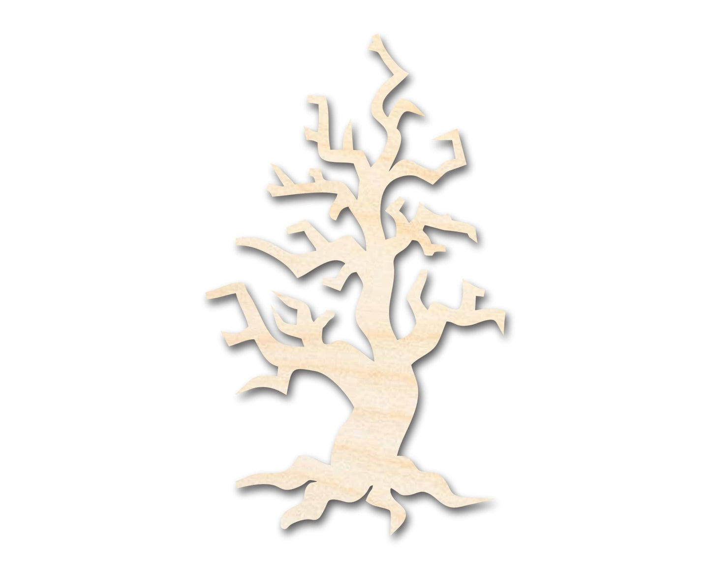 Unfinished Wood Spooky Tree Shape - Craft - up to 46" - NameSigns.com