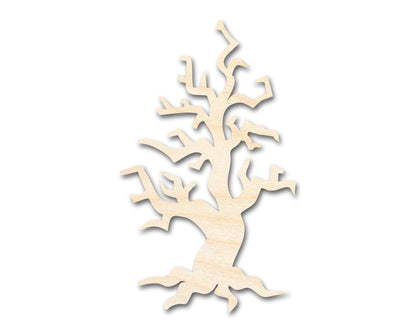 Unfinished Wood Spooky Tree Shape - Craft - up to 46" - NameSigns.com