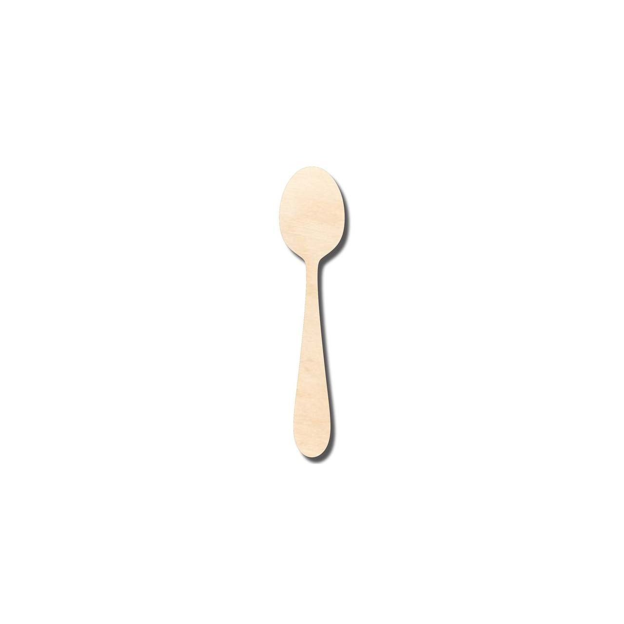 Unfinished Wood Spoon Shape - Kitchen - Craft - up to 46" DIY - NameSigns.com