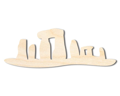 Unfinished Wood Standing Stones Shape | Craft Cutout | up to 46" DIY - NameSigns.com