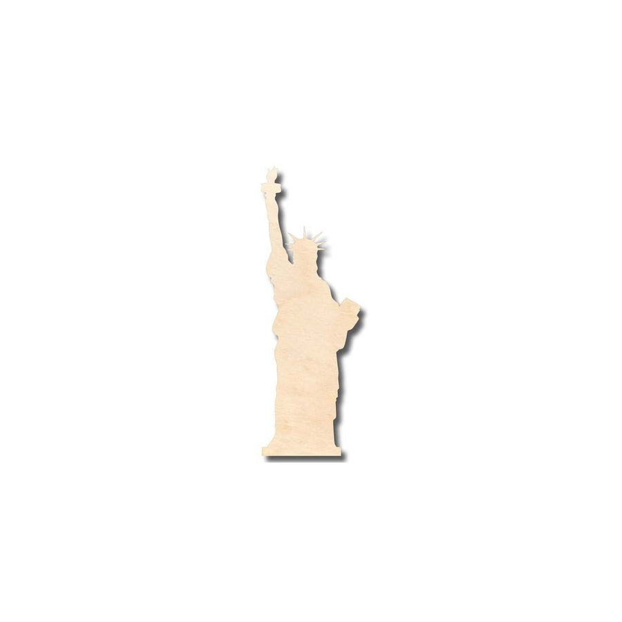 Unfinished Wood Statue of Liberty - New York City - Craft - up to 46" DIY - NameSigns.com