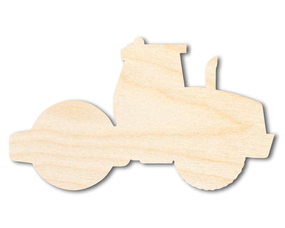 Unfinished Wood Steam Roller Shape | DIY Craft Cutout | up to 46" DIY - NameSigns.com