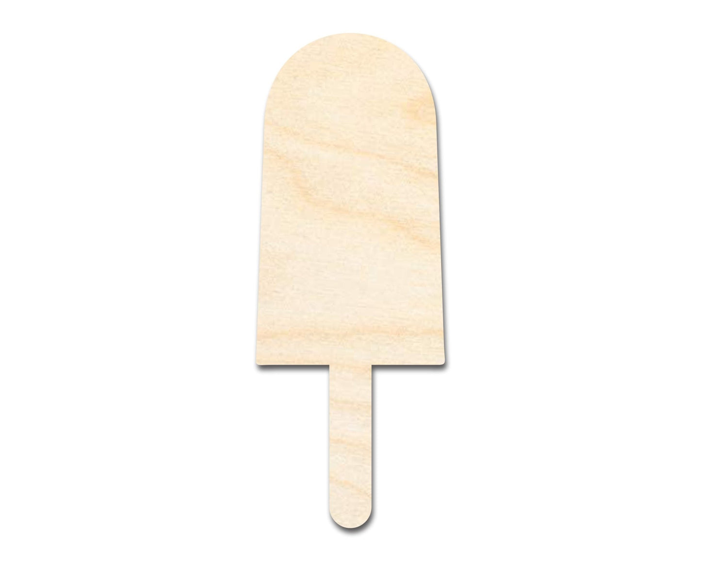 Unfinished Wood Summer Popsicle Shape | Ice Cream | Food | Craft Cutout | up to 46" DIY - NameSigns.com