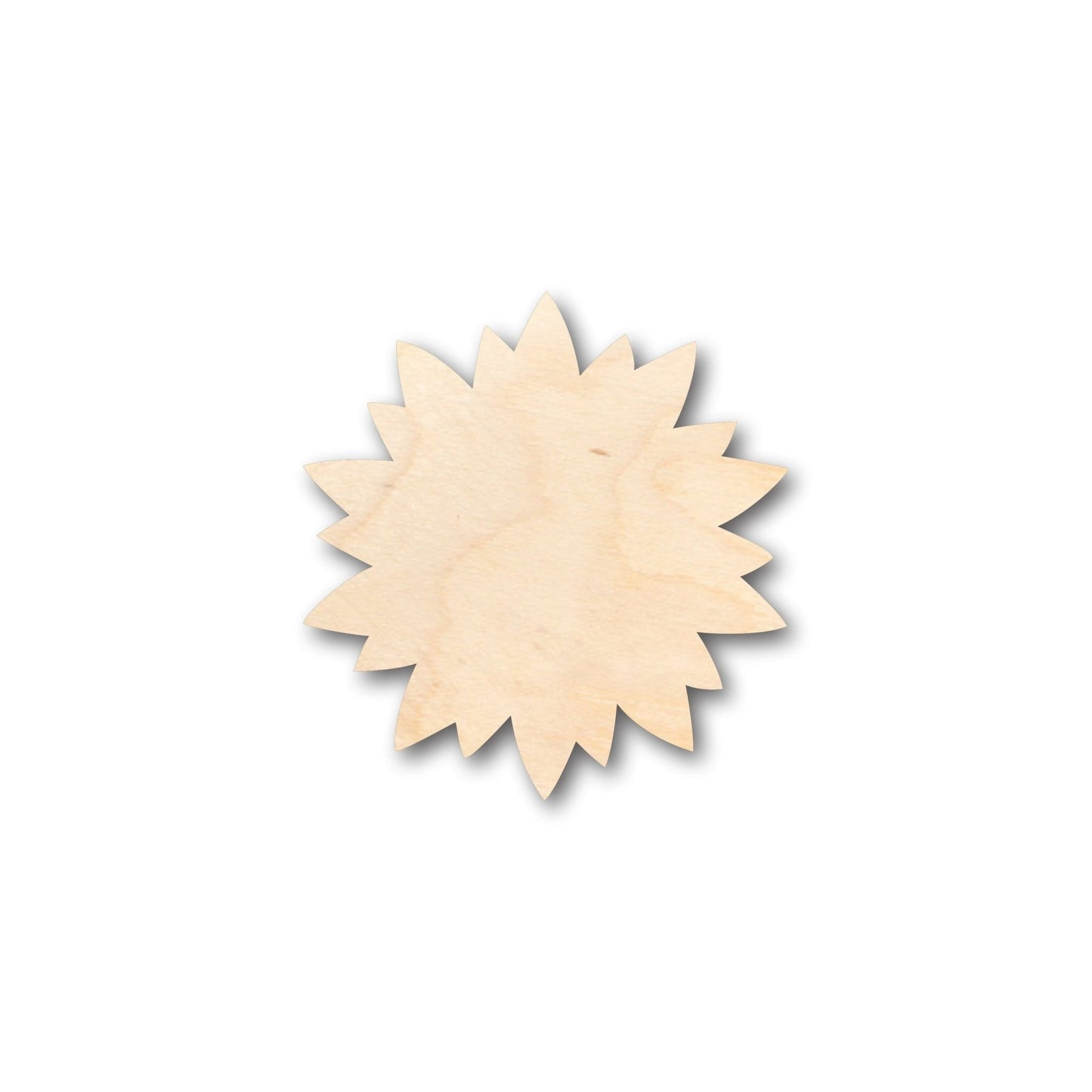 Unfinished Wood Sun Flower Petals Shape - Craft - up to 46" DIY - NameSigns.com