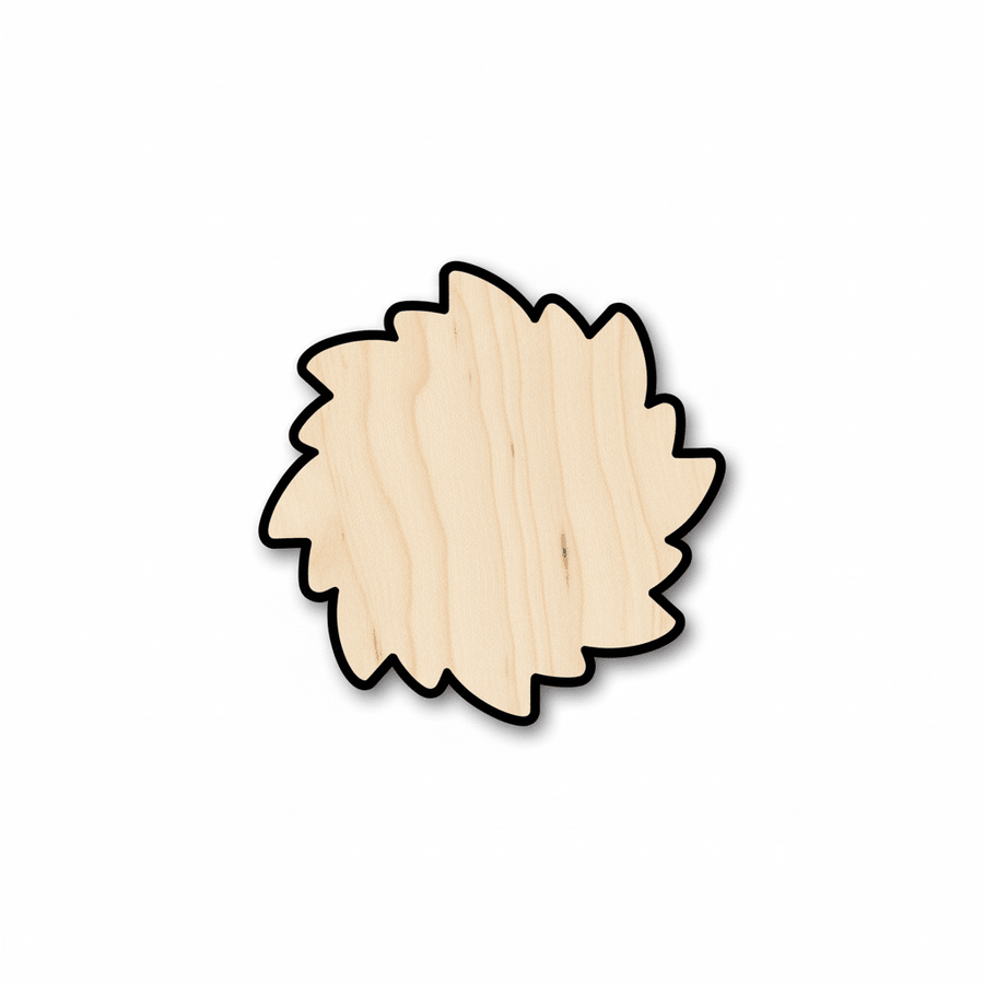 Unfinished Wood Sun Star Shape - Craft - up to 46" DIY - NameSigns.com