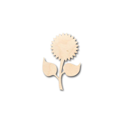 Unfinished Wood Sunflower Shape - Garden - Flower - Craft - up to 46" DIY - NameSigns.com