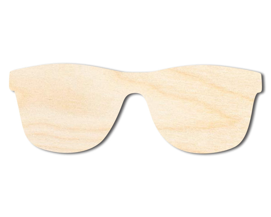 Unfinished Wood Sunglasses Silhouette | DIY Summer Craft Cutout | up to 46" DIY - NameSigns.com