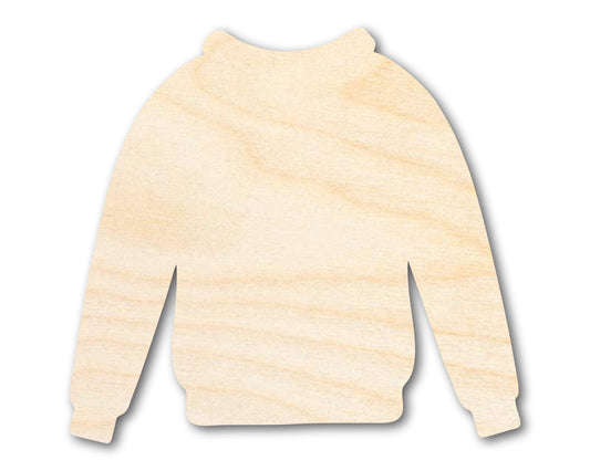 Unfinished Wood Sweater Silhouette | DIY Winter Craft Cutout | up to 46" DIY - NameSigns.com
