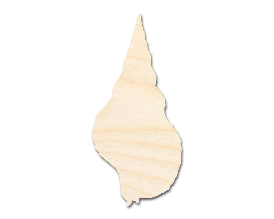 Unfinished Wood Swirl Shell Shape | DIY Craft Cutout | up to 46" DIY - NameSigns.com