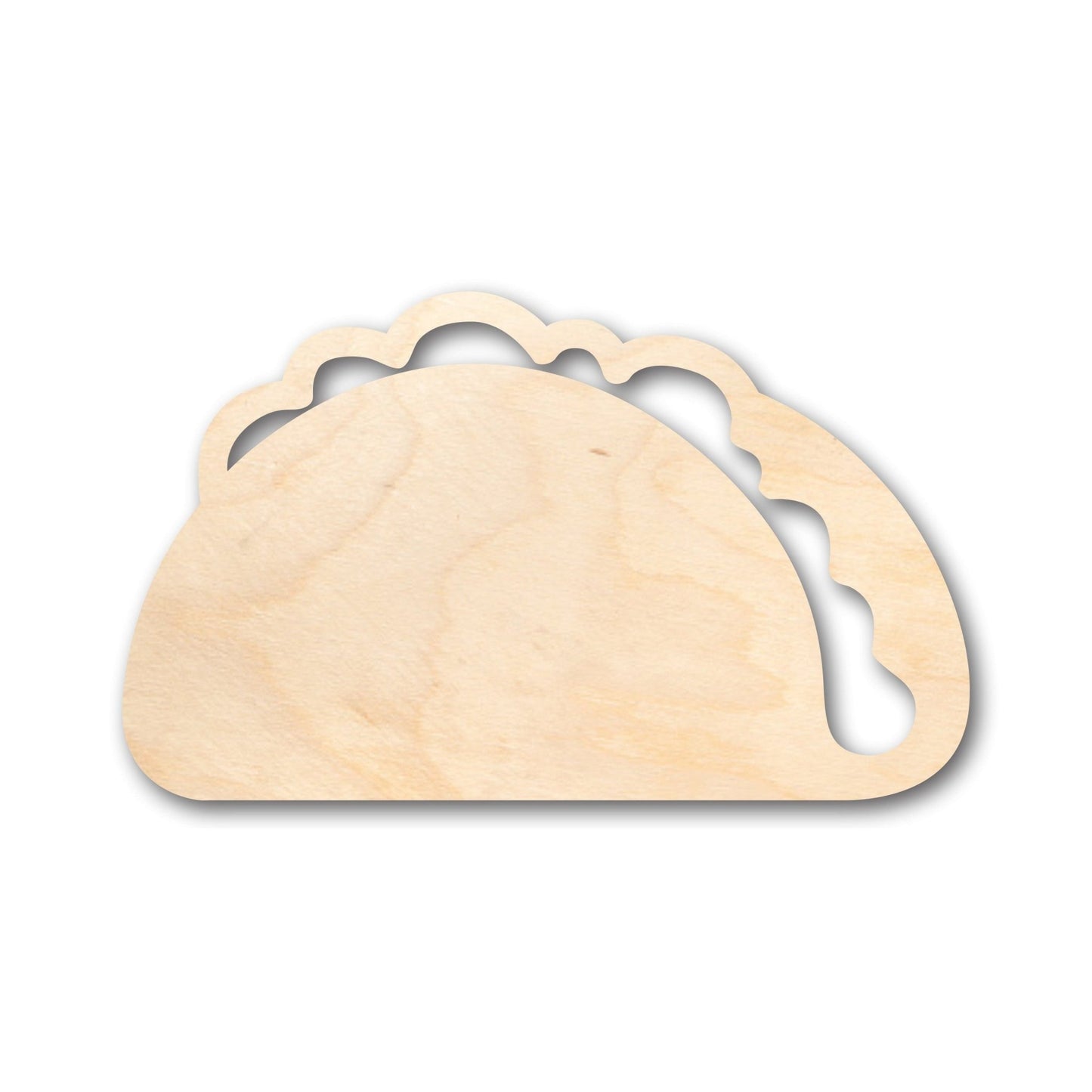Unfinished Wood Taco Shape - Craft - up to 46" DIY - NameSigns.com