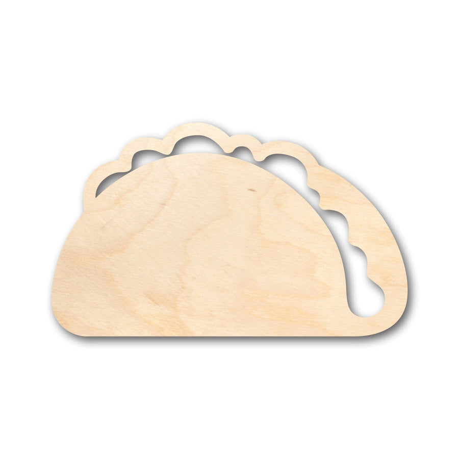 Unfinished Wood Taco Shape - Craft - up to 46" DIY - NameSigns.com