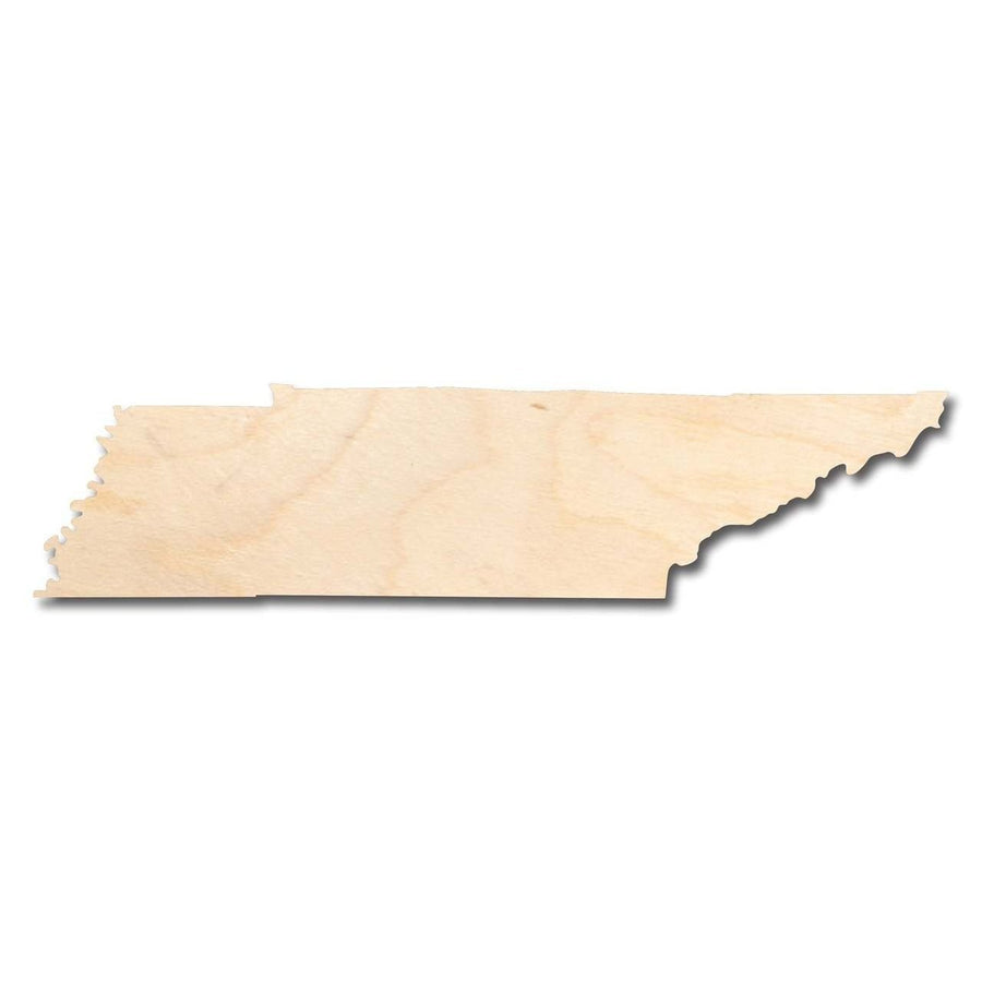 Unfinished Wood Tennessee Shape - State - Craft - up to 46" DIY - NameSigns.com