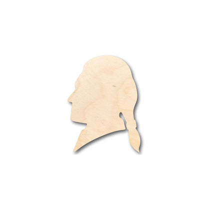 Unfinished Wood Thomas Jefferson Shape - History - America - Craft - up to 46" DIY - NameSigns.com