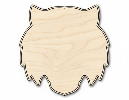 Unfinished Wood Tiger Mascot Shape | DIY Craft Cutout | up to 46" DIY - NameSigns.com