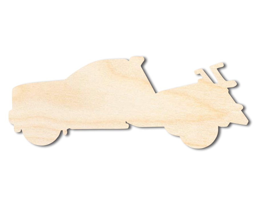 Unfinished Wood Tow Truck Shape | DIY Craft Cutout | up to 46" DIY - NameSigns.com