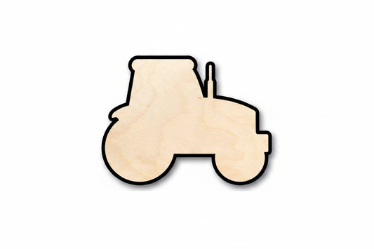 Unfinished Wood Tractor Shape - Farm - Craft - up to 46" DIY - NameSigns.com