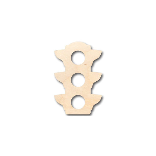 Unfinished Wood Traffic Light Shape - Craft - up to 46" DIY - NameSigns.com