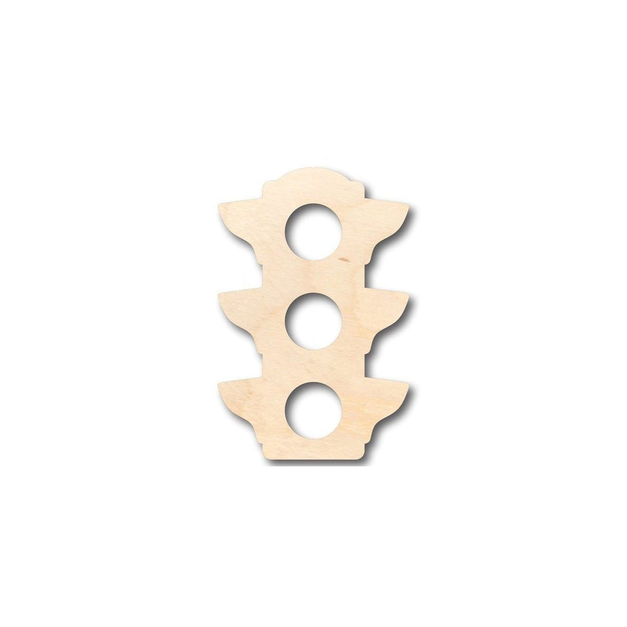 Unfinished Wood Traffic Light Shape - Craft - up to 46" DIY - NameSigns.com