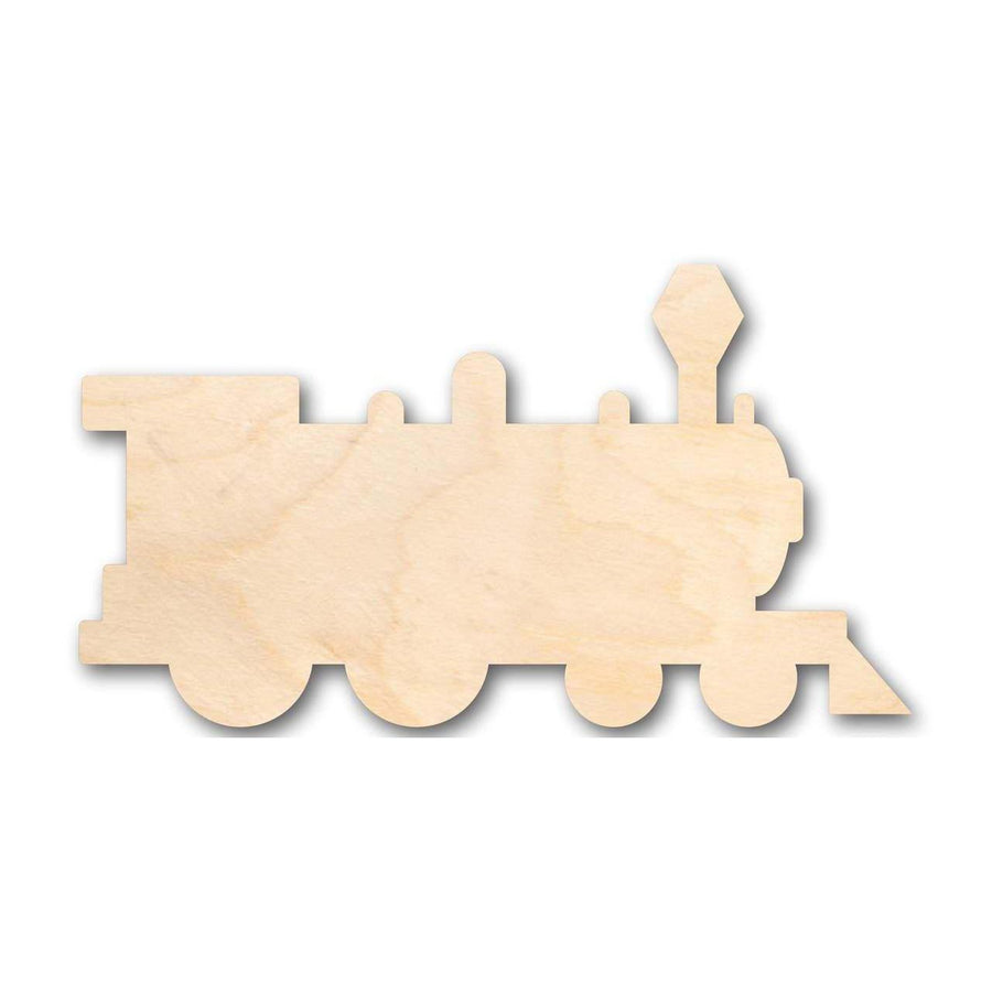 Unfinished Wood Train Shape - Craft - up to 46" DIY - NameSigns.com