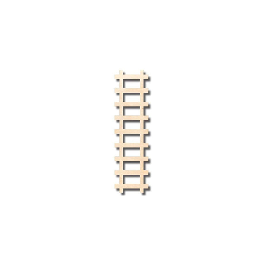 Unfinished Wood Train Track Shape - Craft - up to 46" DIY - NameSigns.com