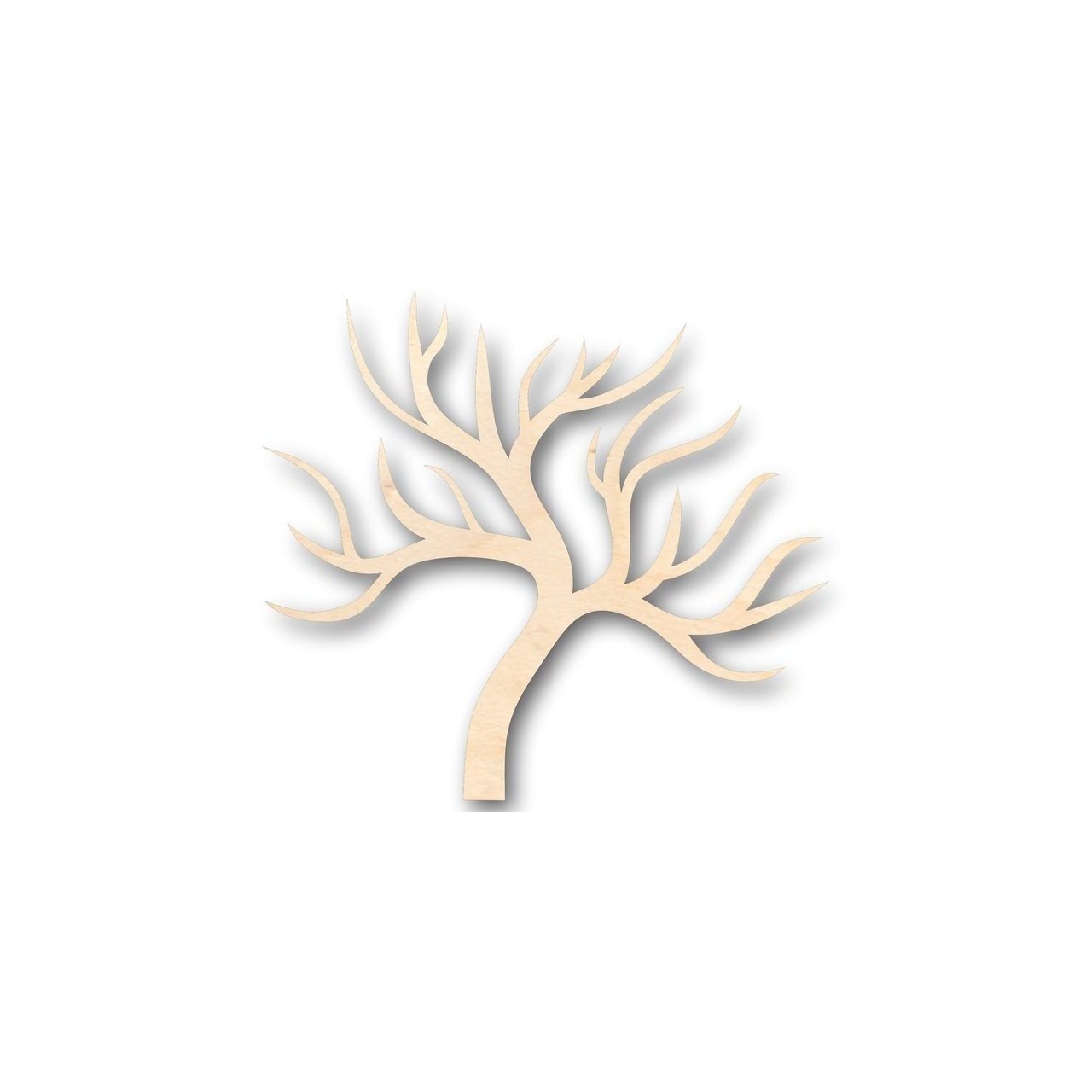 Unfinished Wood Tree No Leaves Shape - Fall - Winter - Craft - up to 46" DIY - NameSigns.com