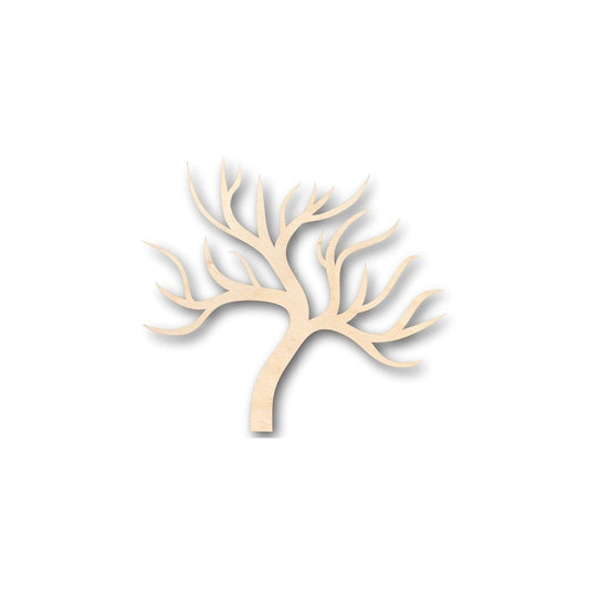 Unfinished Wood Tree No Leaves Shape - Fall - Winter - Craft - up to 46" DIY - NameSigns.com