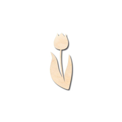 Unfinished Wood Tulip Shape - Spring - Flower - Craft - up to 46" DIY - NameSigns.com