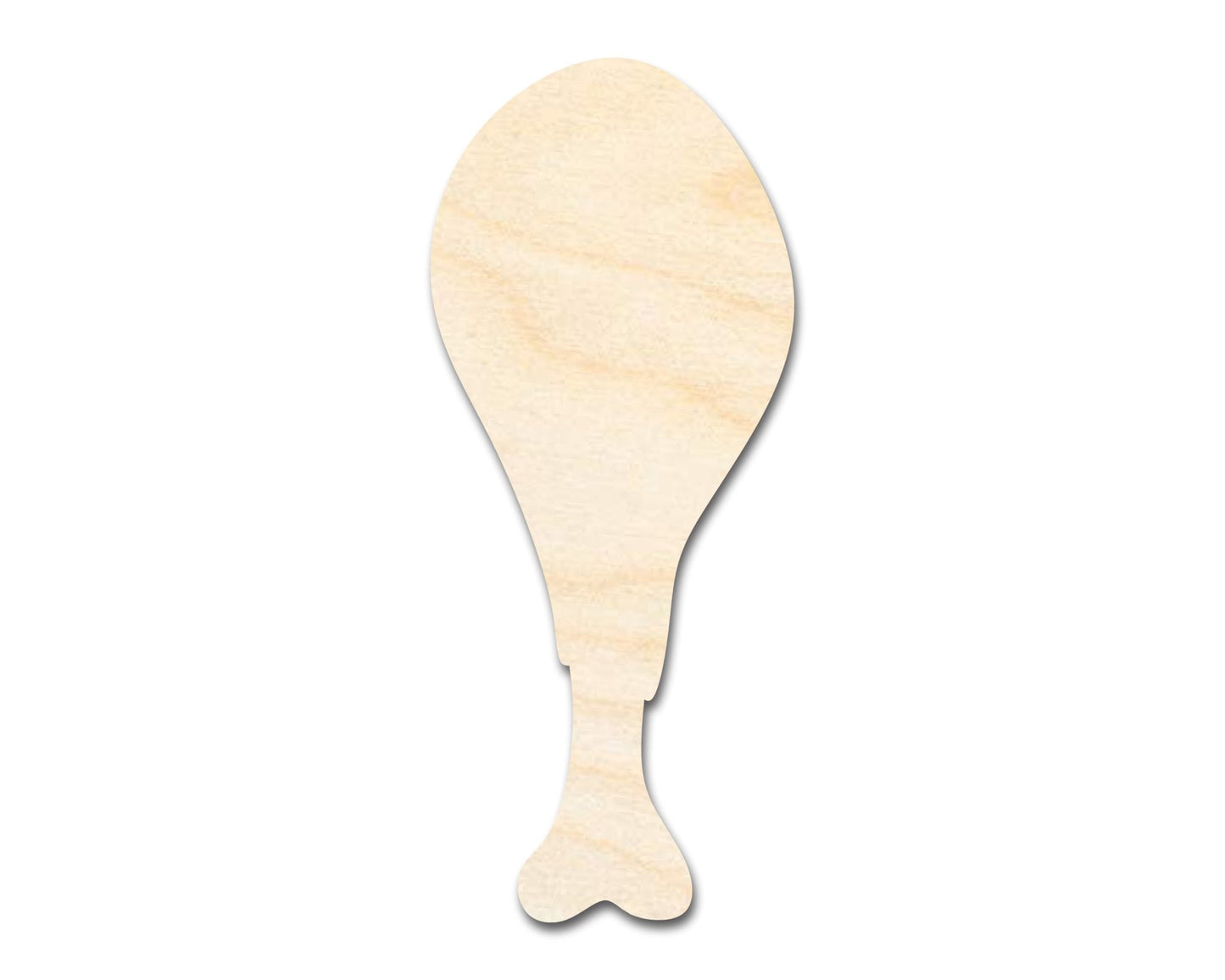 Unfinished Wood Turkey Leg Shape - Renaissance Festival Craft - up to 46" DIY - NameSigns.com