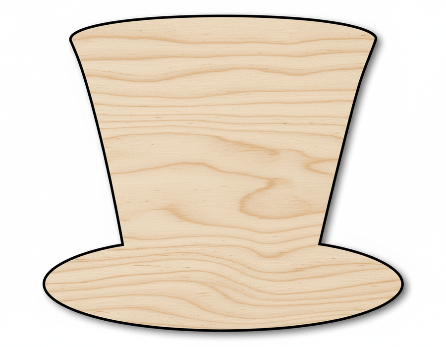 Unfinished Wood Uncle Sam Hat Shape | DIY Craft Cutout | up to 46" DIY - NameSigns.com