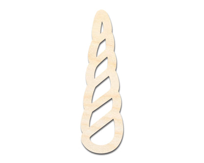 Unfinished Wood Unicorn Horn Silhouette - Unicorn Craft - up to 46" DIY - NameSigns.com