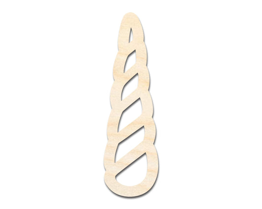 Unfinished Wood Unicorn Horn Silhouette - Unicorn Craft - up to 46" DIY - NameSigns.com