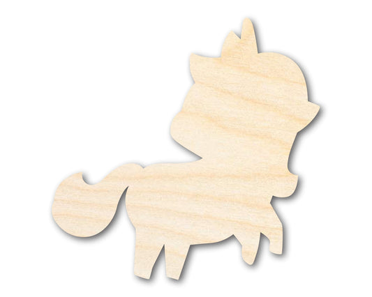 Unfinished Wood Unicorn Shape - Craft - up to 46" DIY - NameSigns.com